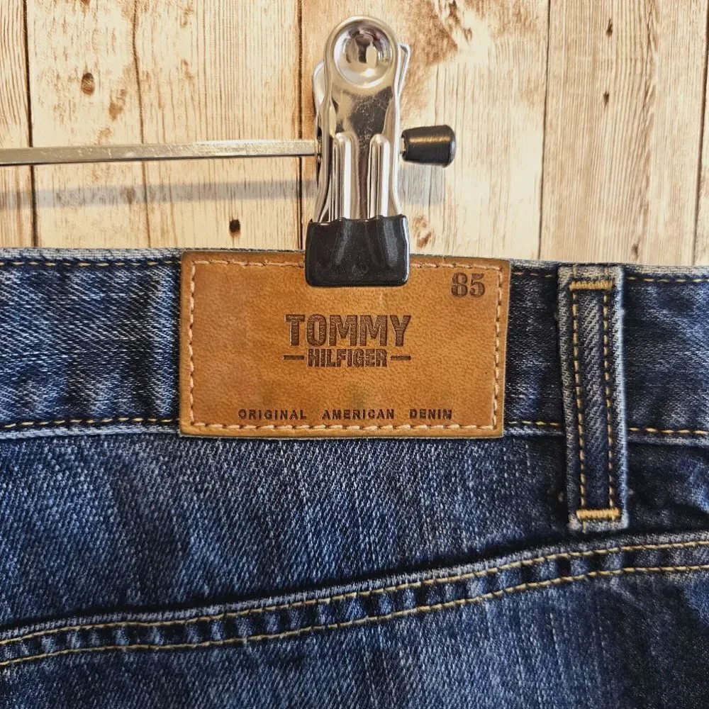 Tommy Hilfiger Stretch Dark Blue Straight Fit Jeans Size 34X34
